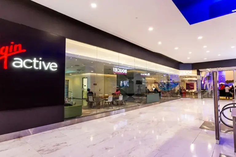 ทางเข้า Virgin Active เอ็มควอเทียร์ จากหน้าสาขาทางการ